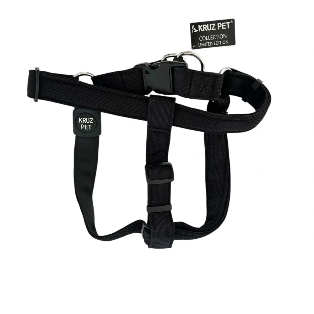 Kruz Original Heavy-Duty No Pull Dog Harness - Ultra Comfort, size XL New black